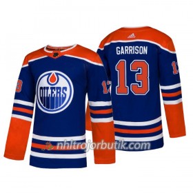 Män Ishockey Edmonton Oilers tröja Jason Garrison 13 Alternate Adidas 2018-19 Authentic